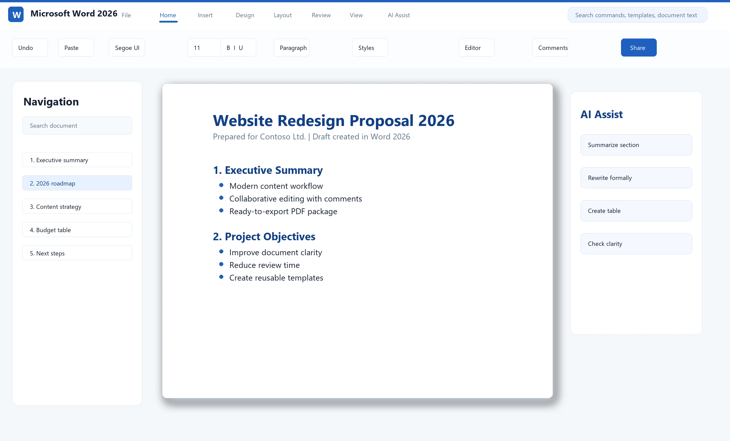 Microsoft Word 2026